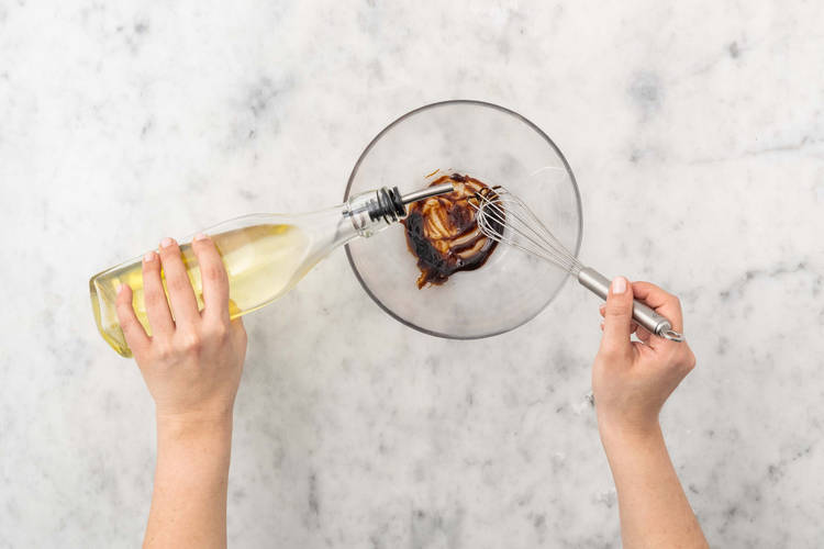 Préparer la vinaigrette