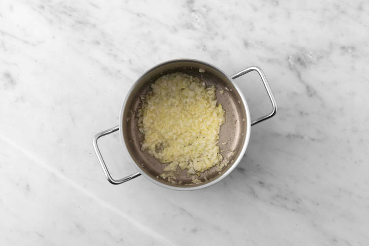Prep and cook onions