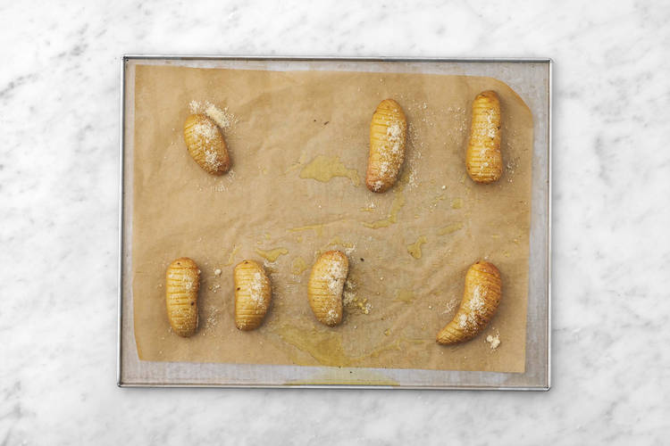 Lav hasselbackkartofler