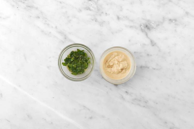 Préparer la sauce & vinaigrette