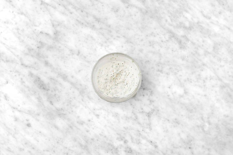 Make cheater hollandaise sauce