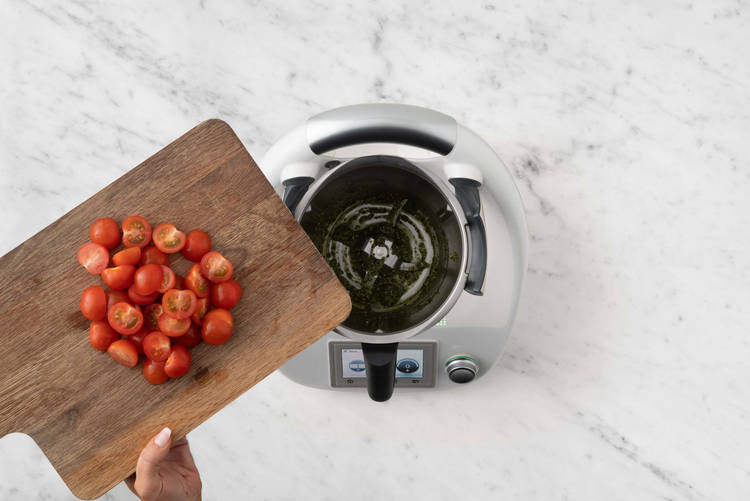 Für die Kirschtomaten