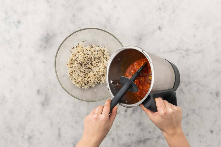 Piri-Piri-Bällchen braten