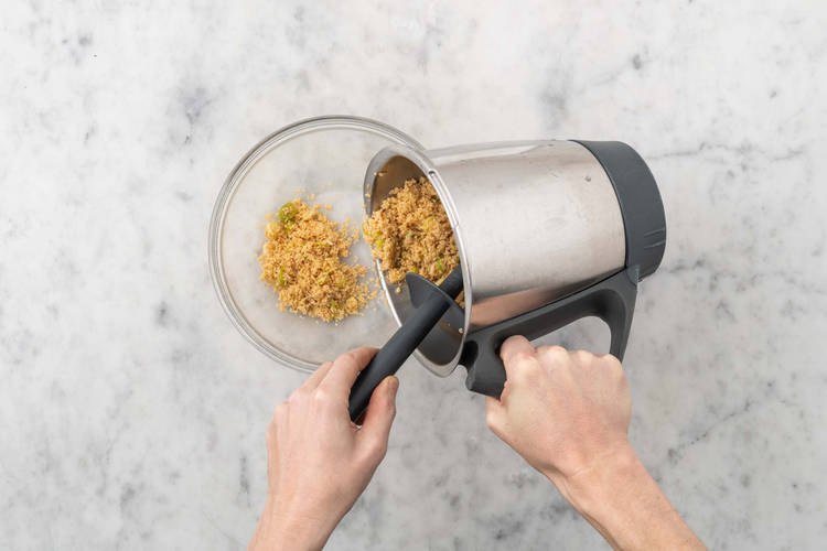 Couscous fertigstellen