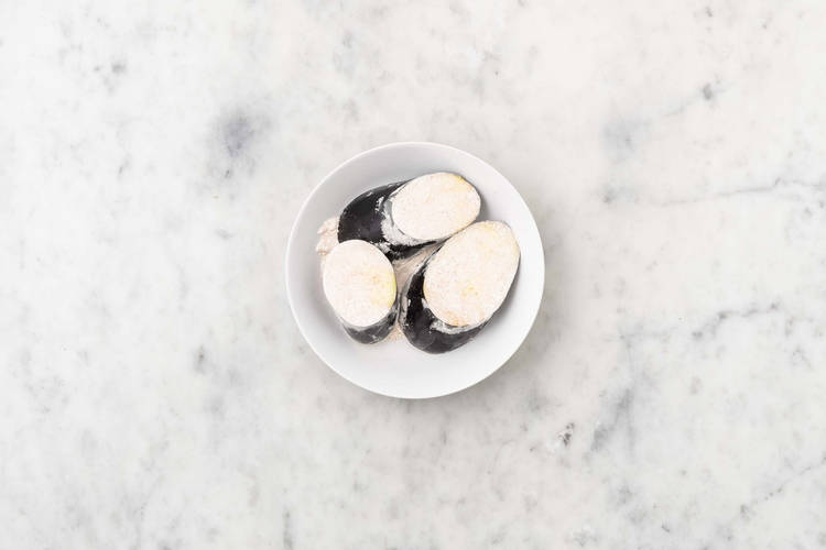 Aubergine vorbereiten