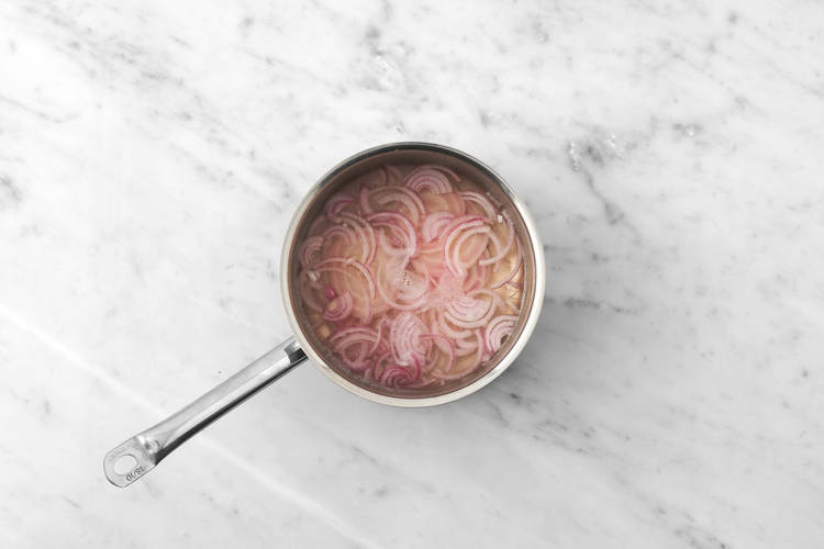 Prep and pickle onions