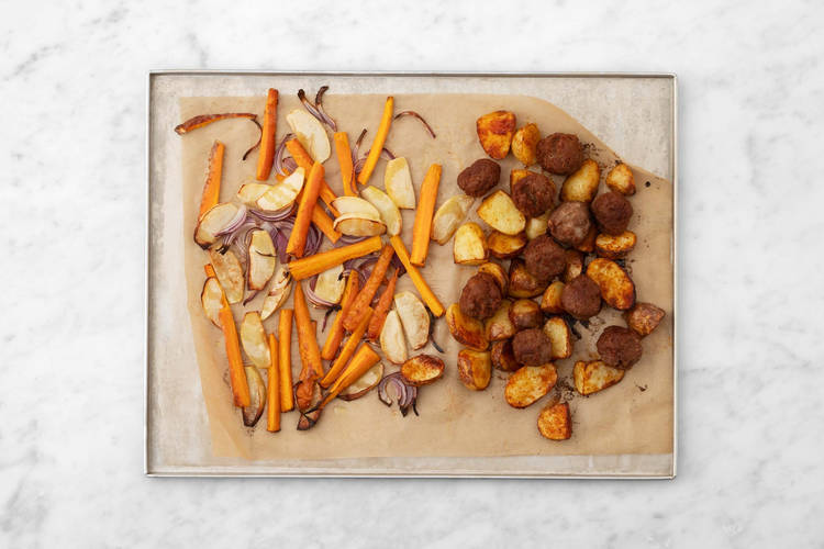 Roast the vegetables