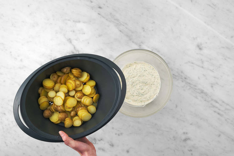 Salat fertigstellen
