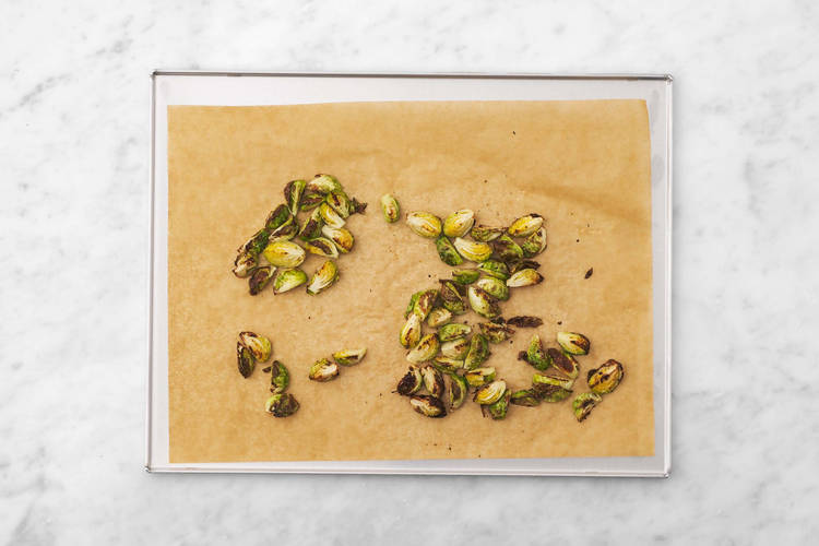 Roast the Brussel Sprouts