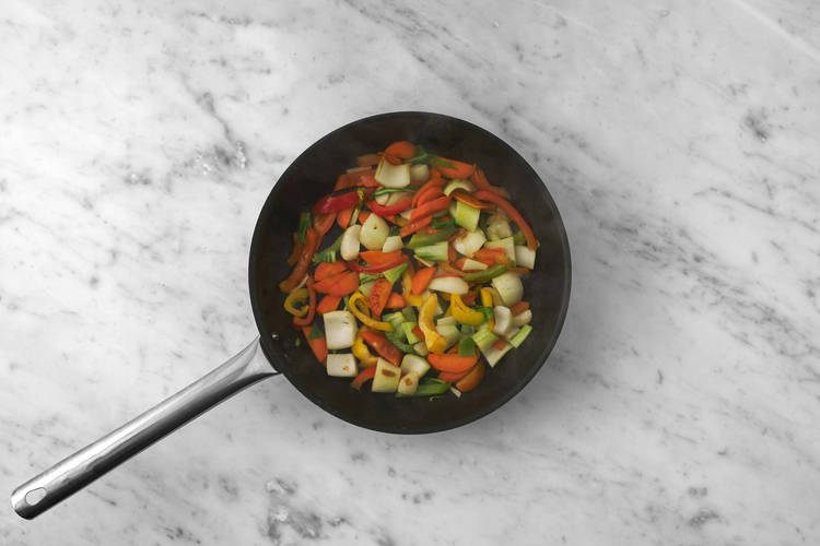 Gemüse anbraten