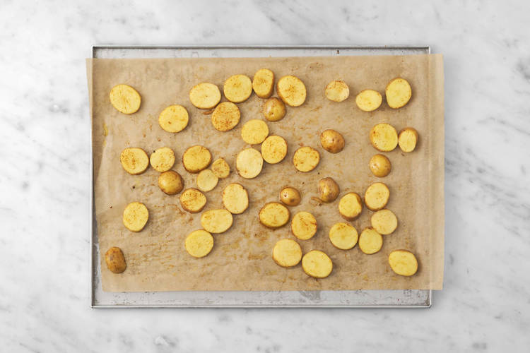 Kartoffeln rösten
