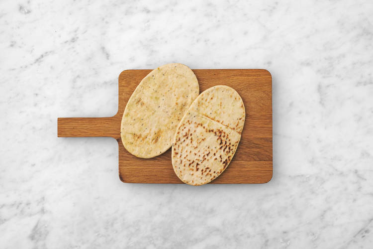 Forbered naanbrød