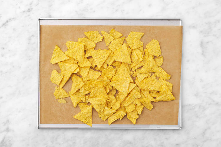 Grädda tortillachips