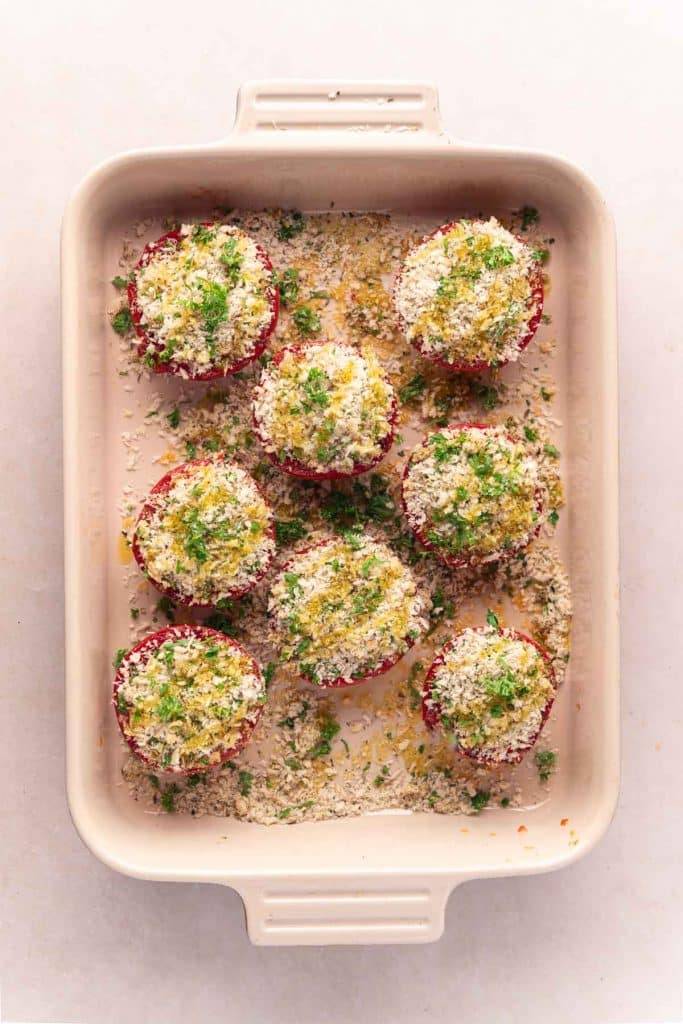 Infornate il pollo e le verdure