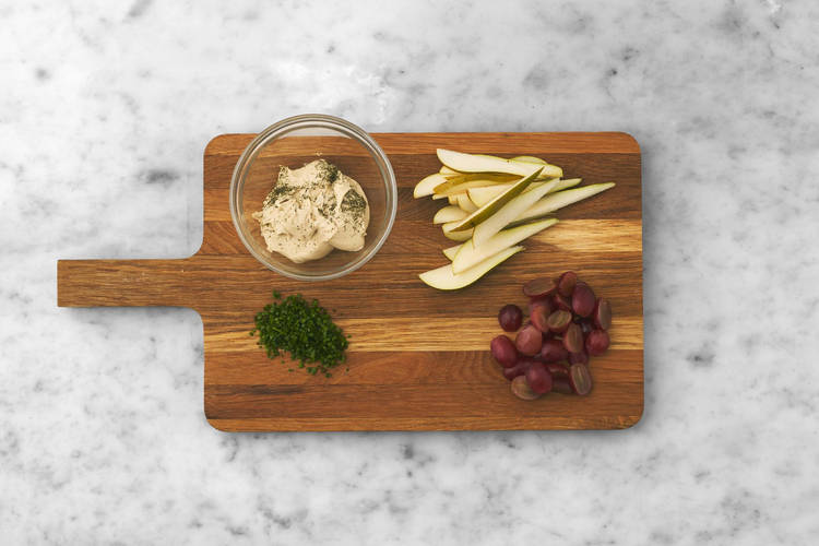 Cuire les crostinis et préparer