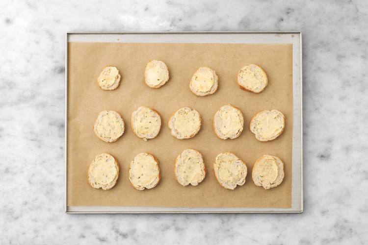 Préparer la baguette