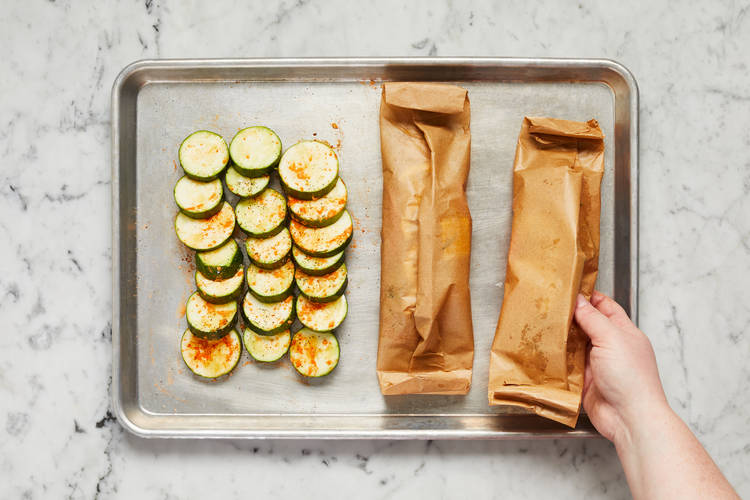 ROAST ZUCCHINI & OVEN PACKETS