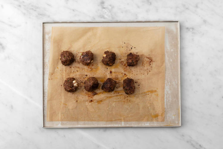 Rôtir les boulettes