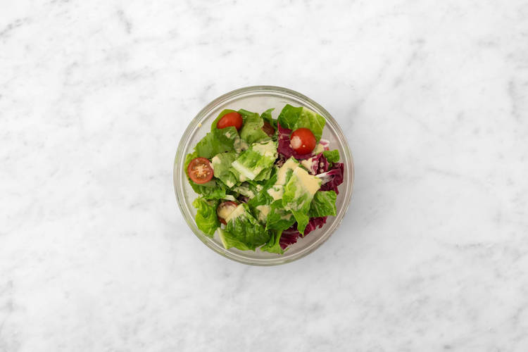 Préparer la salade