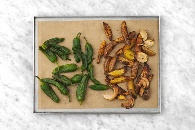 Hornea los vegetales