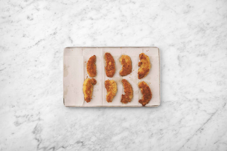 Stek kylling og varm boller