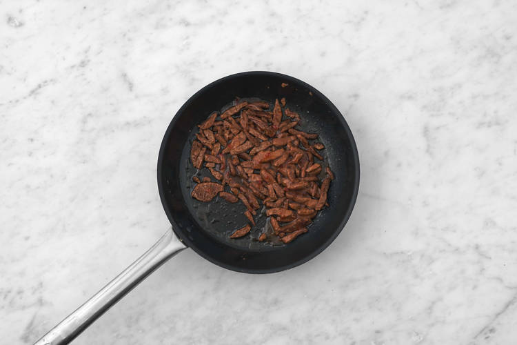 Veggie runderstukjes bakken