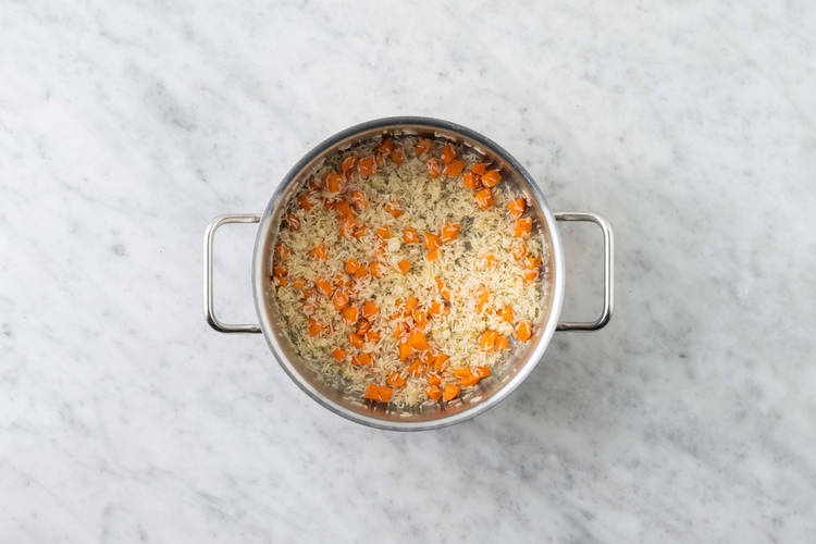 Le riz passe à la casserole