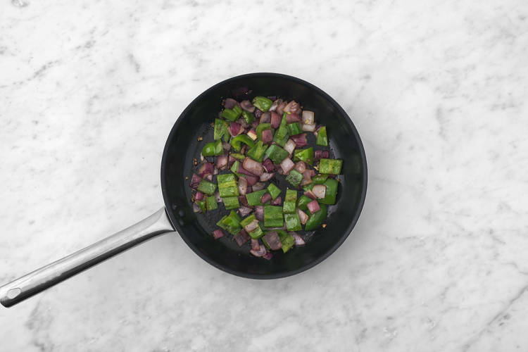 Prep and cook veggies