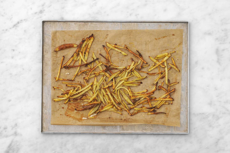 Bake the Potato Sticks