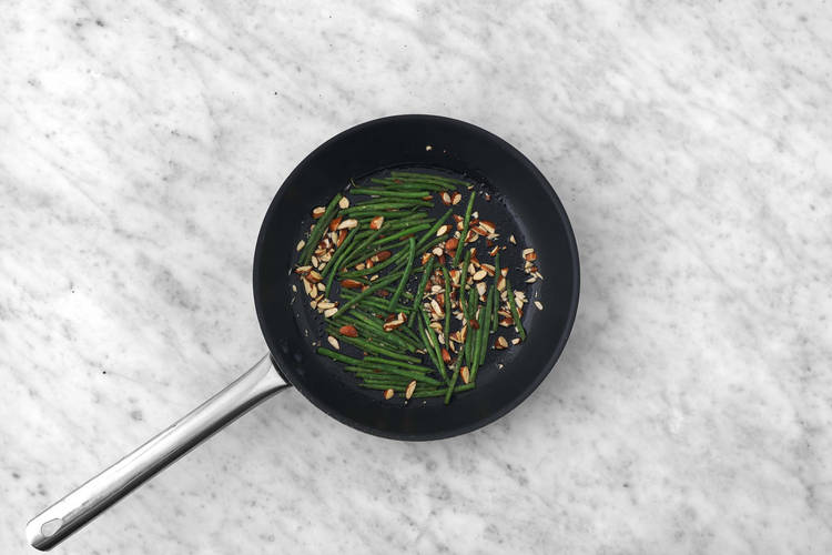 Steg grønne bønner