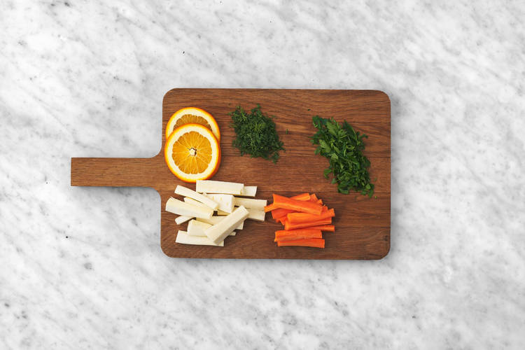 Forbered grøntsager