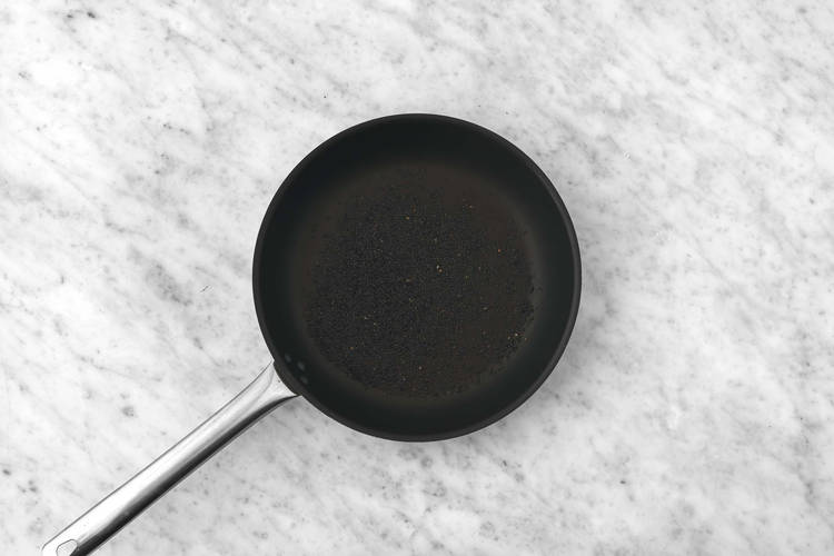 Griller les graines de sésame