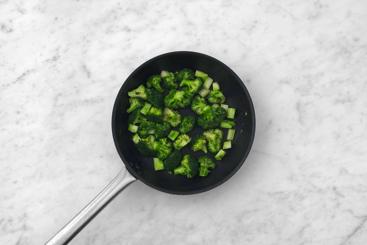 Damp broccoli