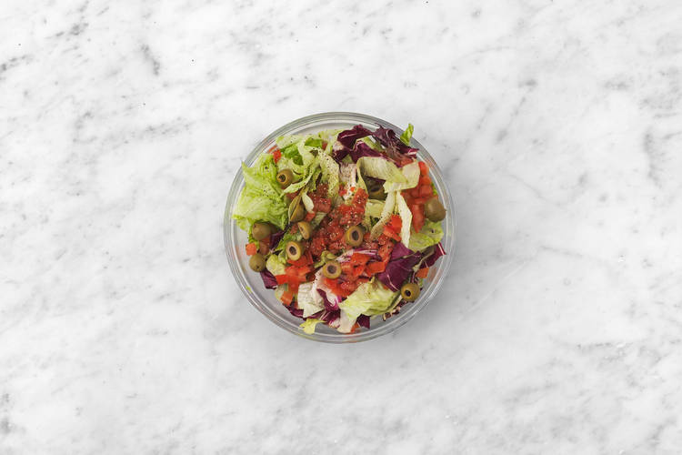 Salade maken