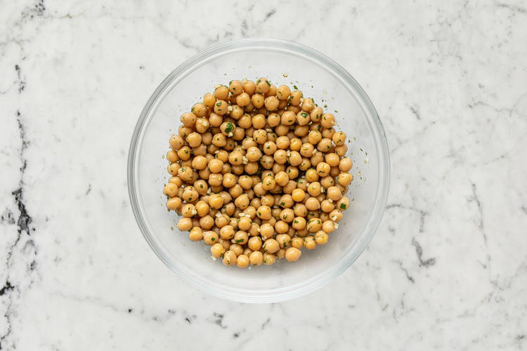 Marinate Chickpeas