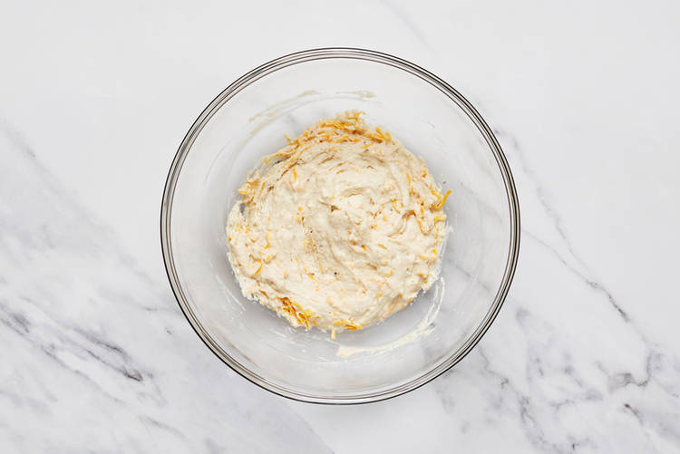 Finish biscuit batter