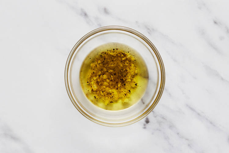 Make garlic crostini