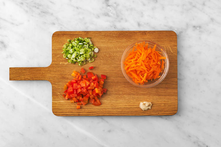 Forbered grøntsager