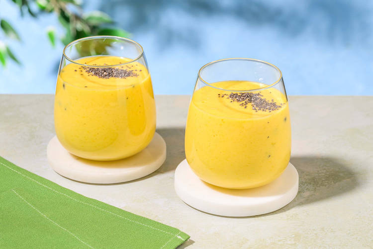 Smoothie Orange dream : mangue, fruits de la passion et orange