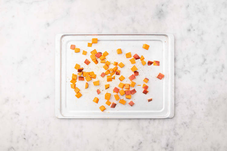 Roast the Sweet Potatoes