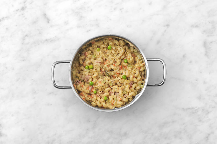 Assemble mac-n-cheese