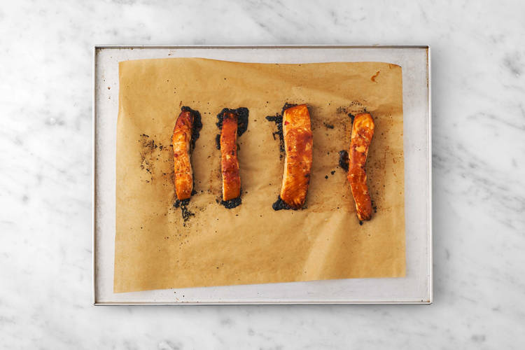 Finish prep and make bang bang sauce