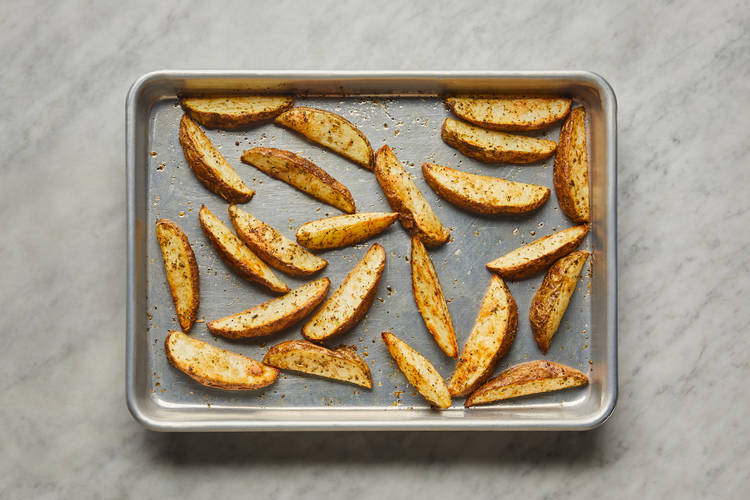 START PREP & ROAST POTATOES