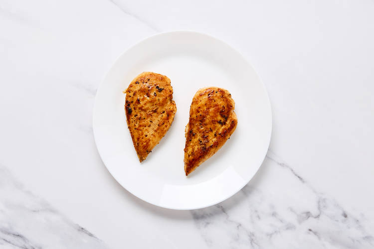 COOK SCALLIONS & CHICKEN