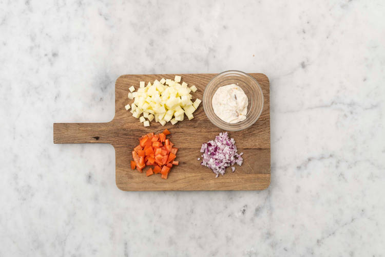 Préparer les garnitures