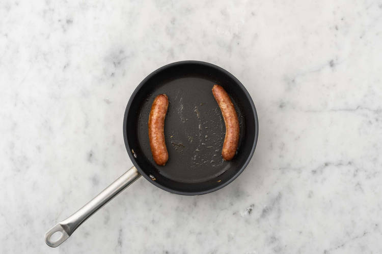 Fry the sausage
