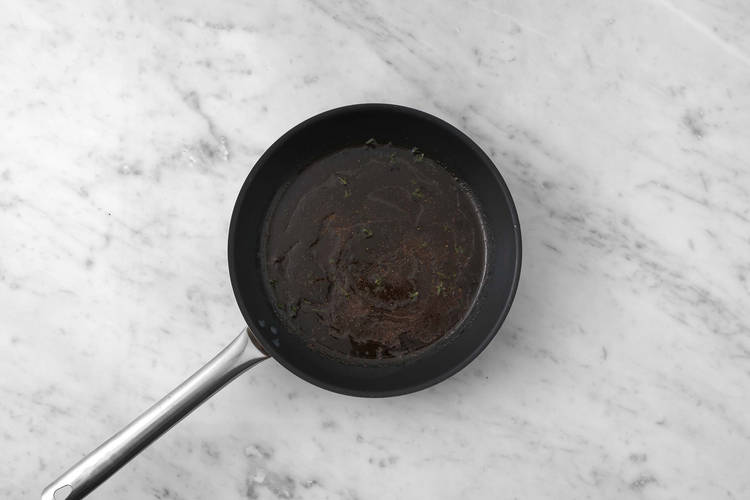 Make gravy and garlic oil