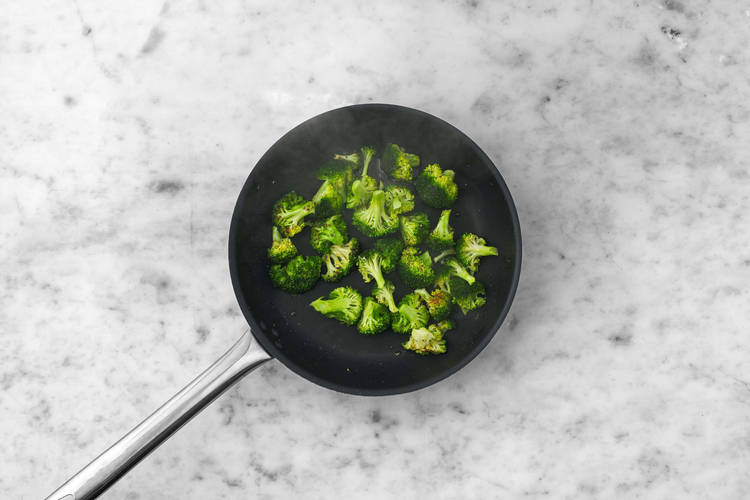 Cook the vegetables
