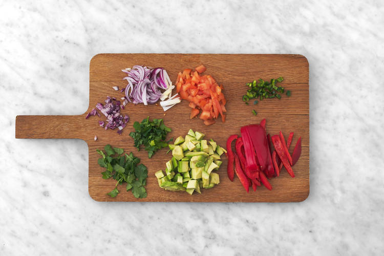 Prep and make chimichurri