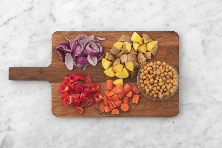 Forbered grøntsager